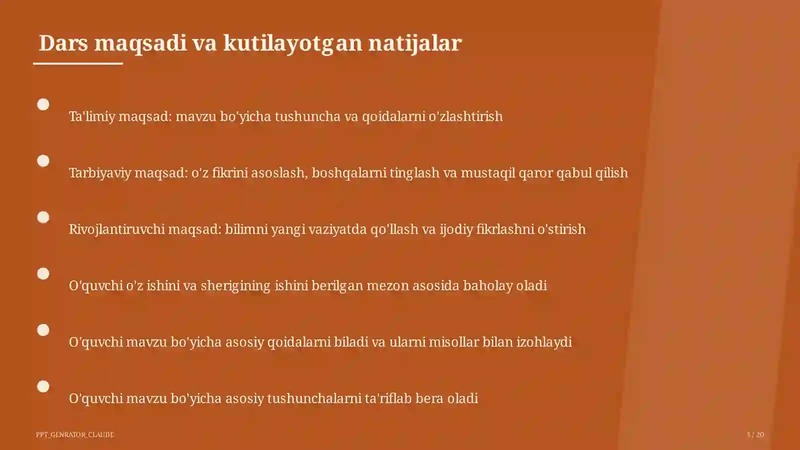 Sog'lom turmush tarzi hayot garovi (7-sinf) 3