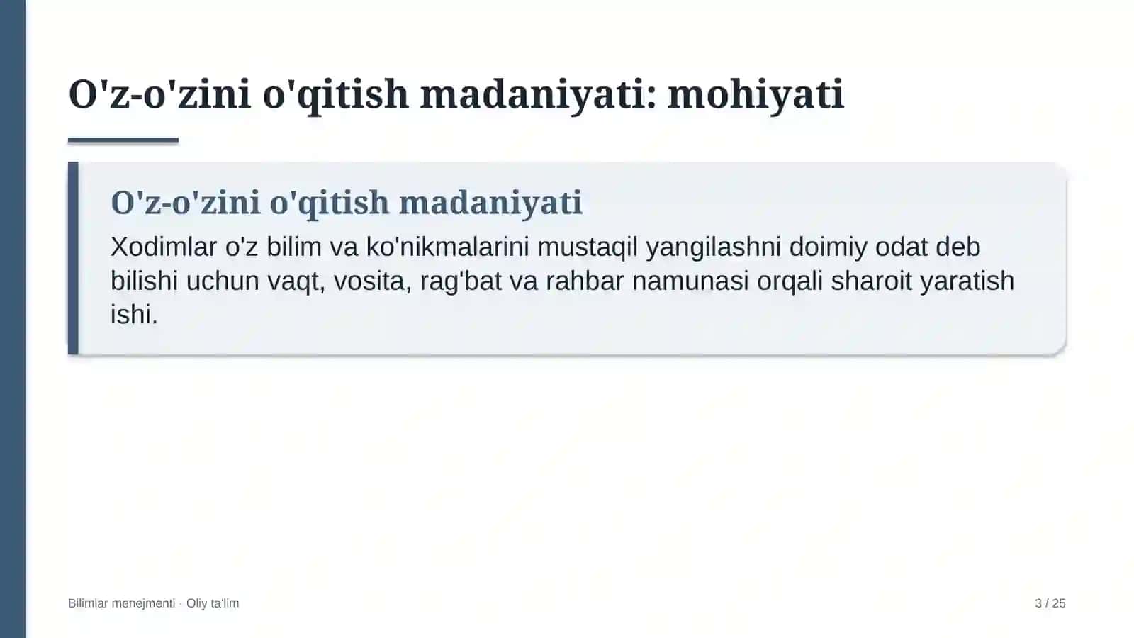 elektronika sanoatida o'z o'zini o'qitish madaniyatini rivojlantirish 1328 3