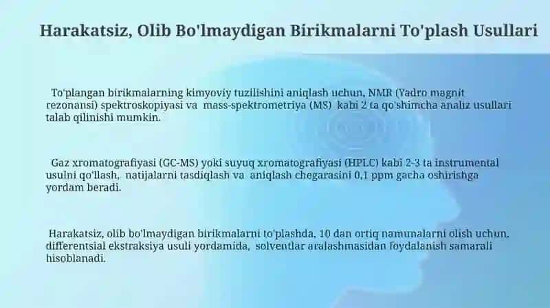 Olib Bo'lmaydigan Birikmalarning Kimyoviy Tuzilishi 3