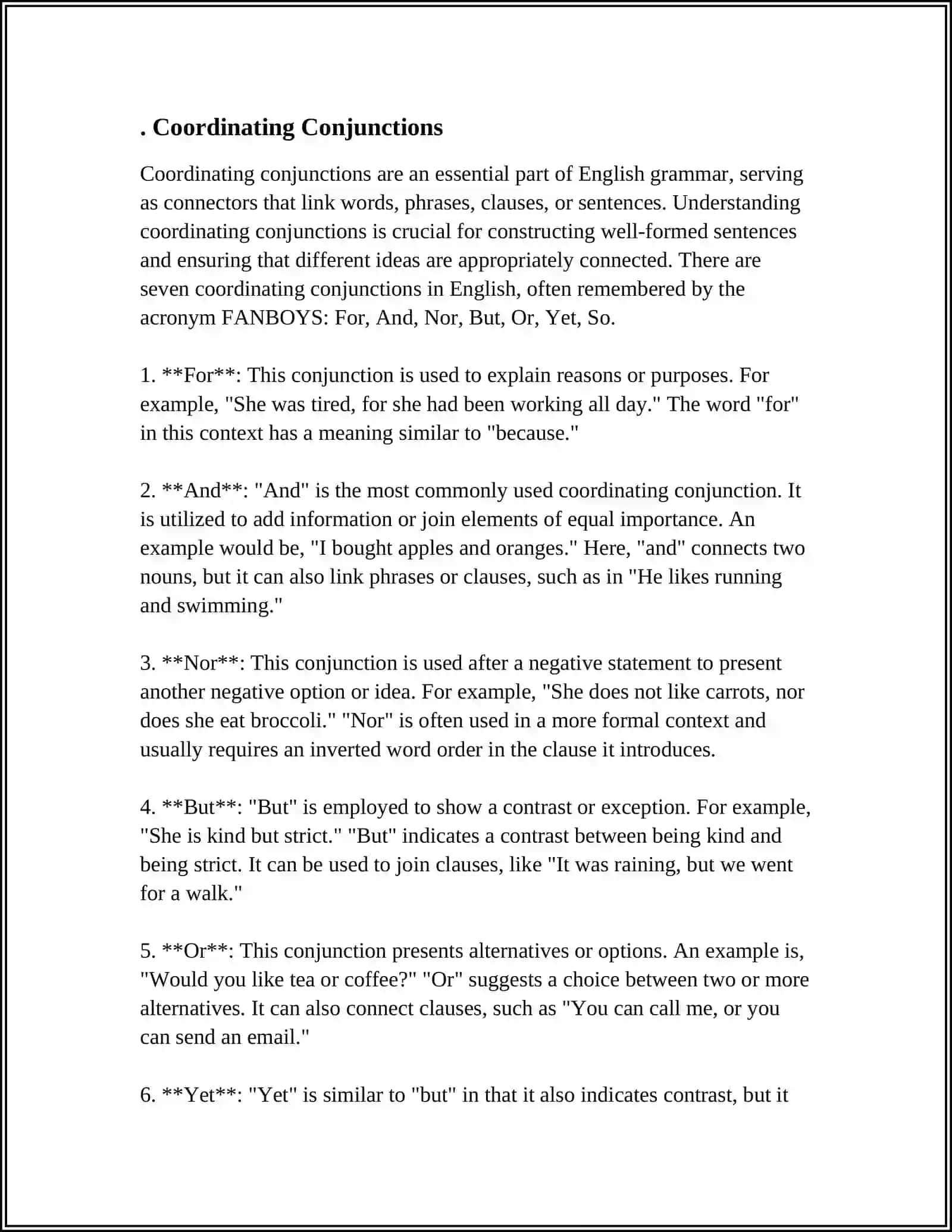 CONJUNCTION AND PHRASES 3
