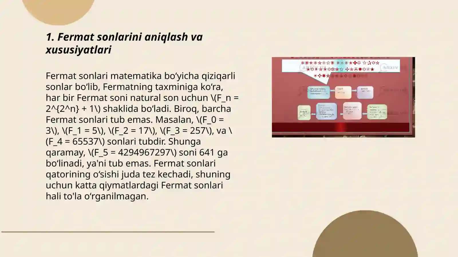Fermalarni analitik usulda hisoblash 3