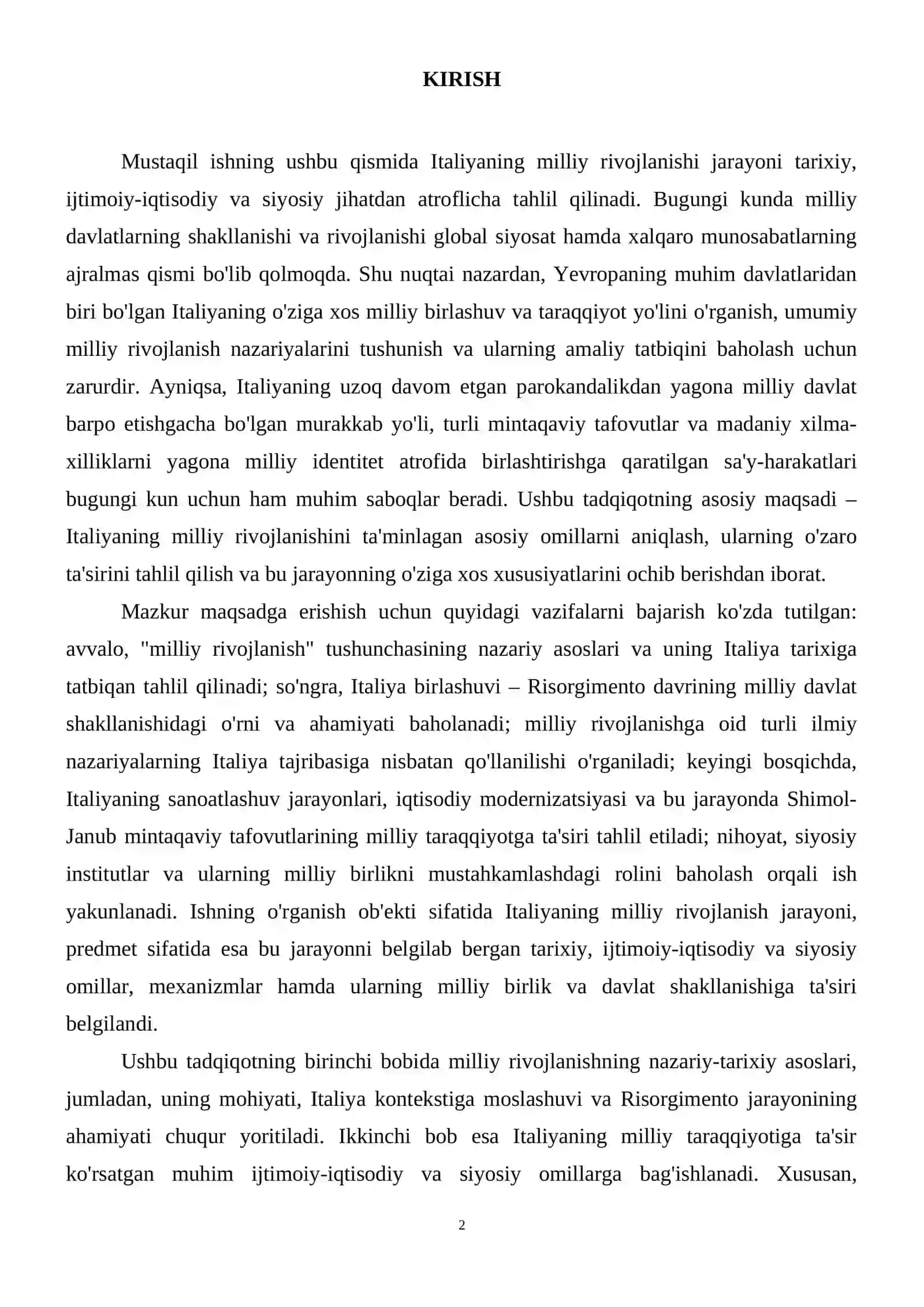 Italiyaning milliy rivojlanishi 3
