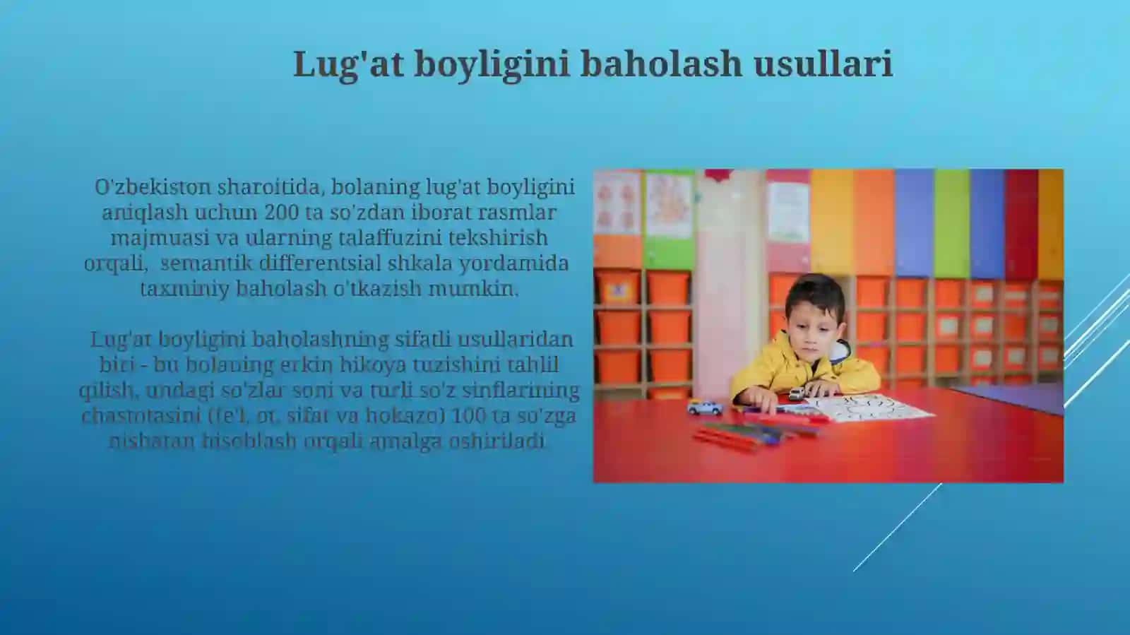 Aqliy Nogiron Bolalarda Lugʻat Boyligi va Leksik Komponent Holati 3