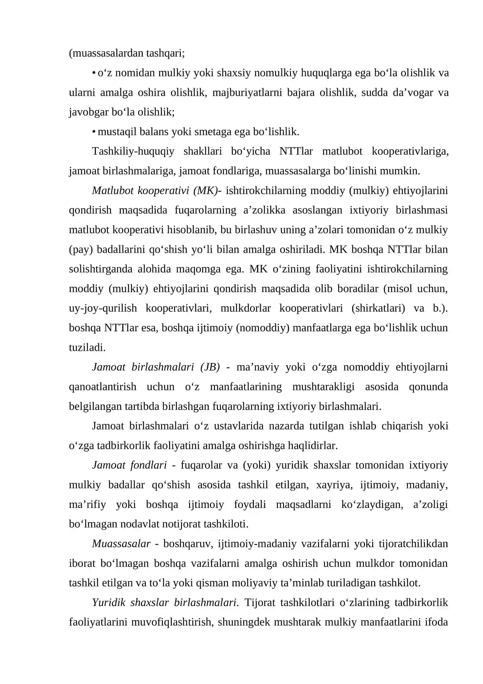 Notijorat tashkilotlar moliyasini tashkil etish asoslari 3