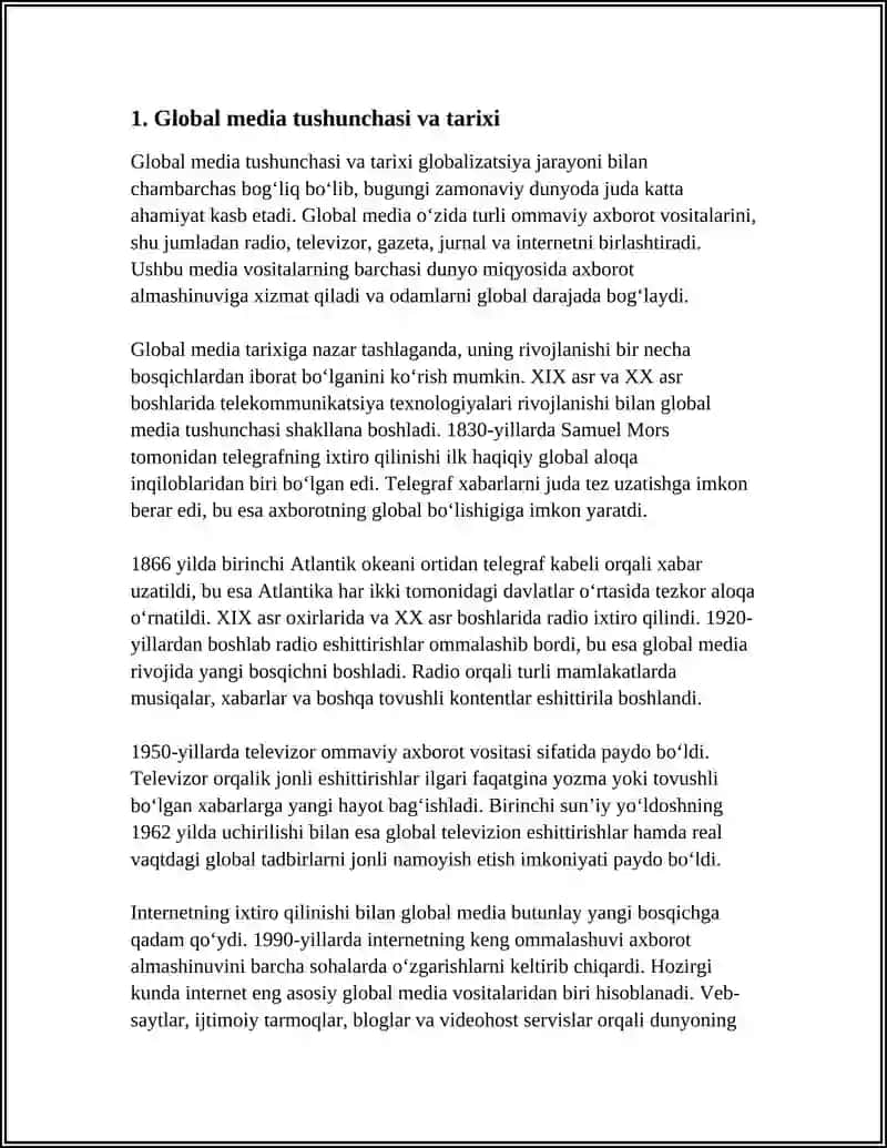 GLOBAL MEDIA 3