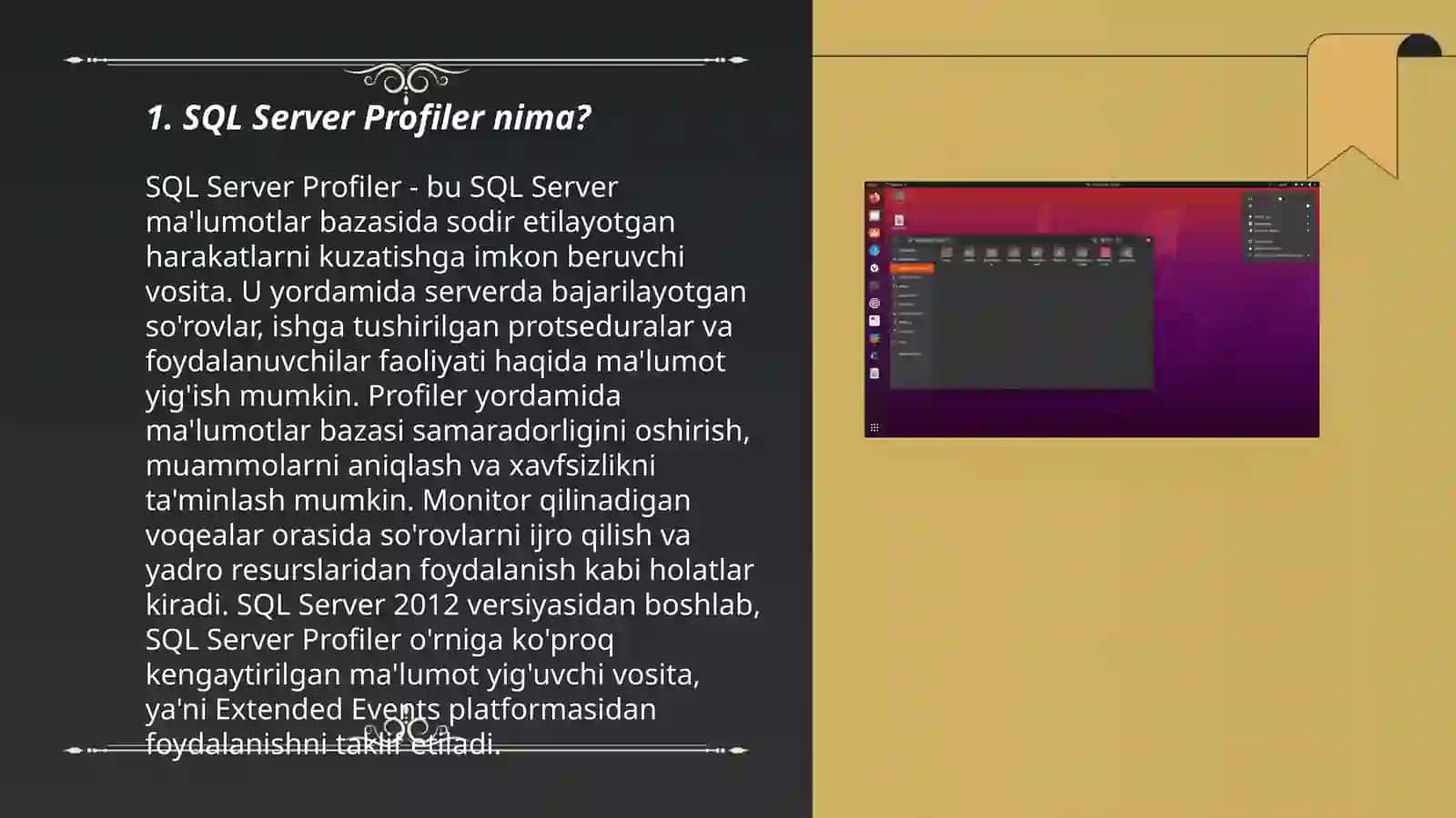 SQL Server Profiler 3