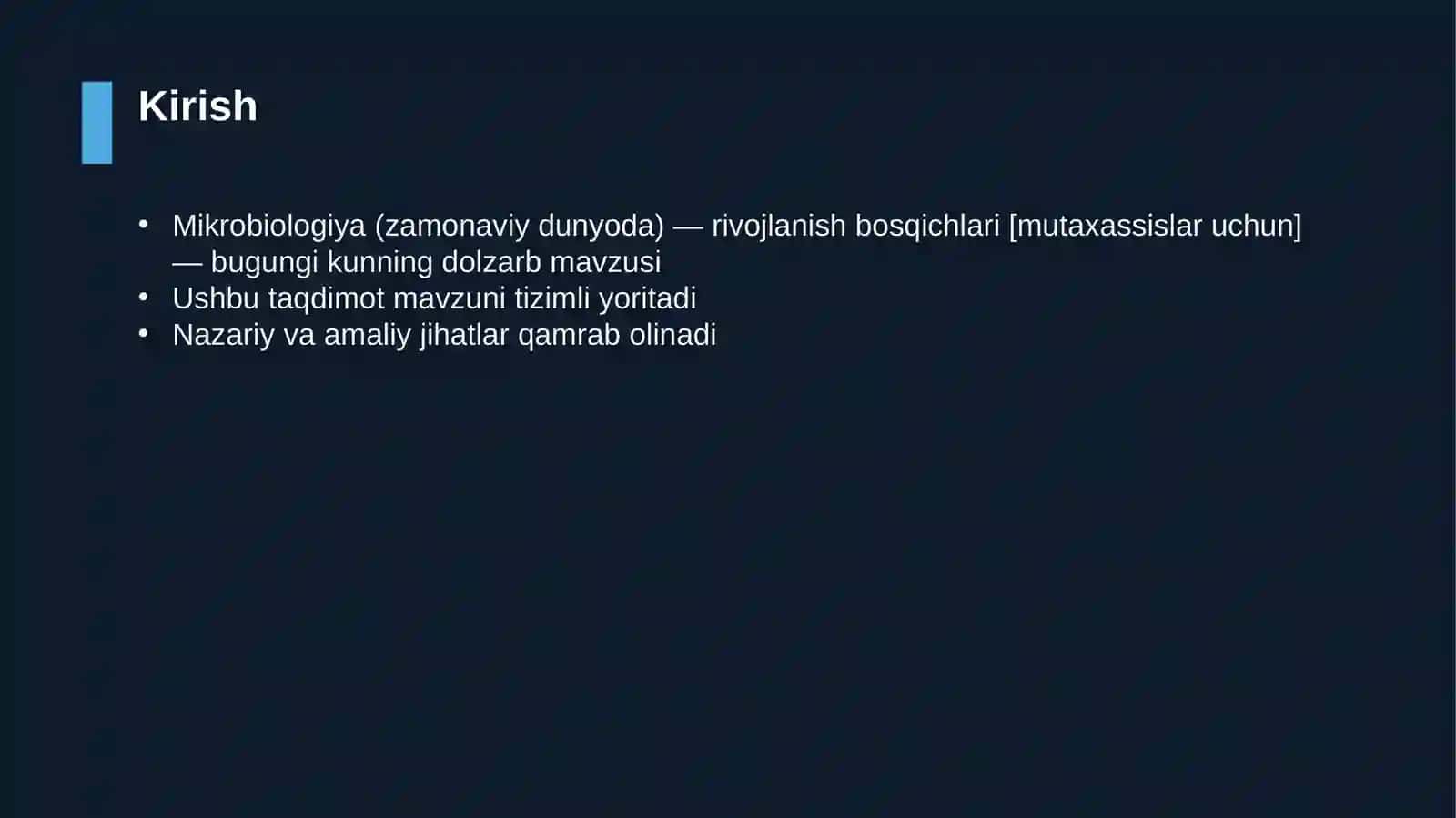 Mikrobiologiya (zamonaviy dunyoda) — rivojlanish bosqichlari [mutaxassislar uchun] 3