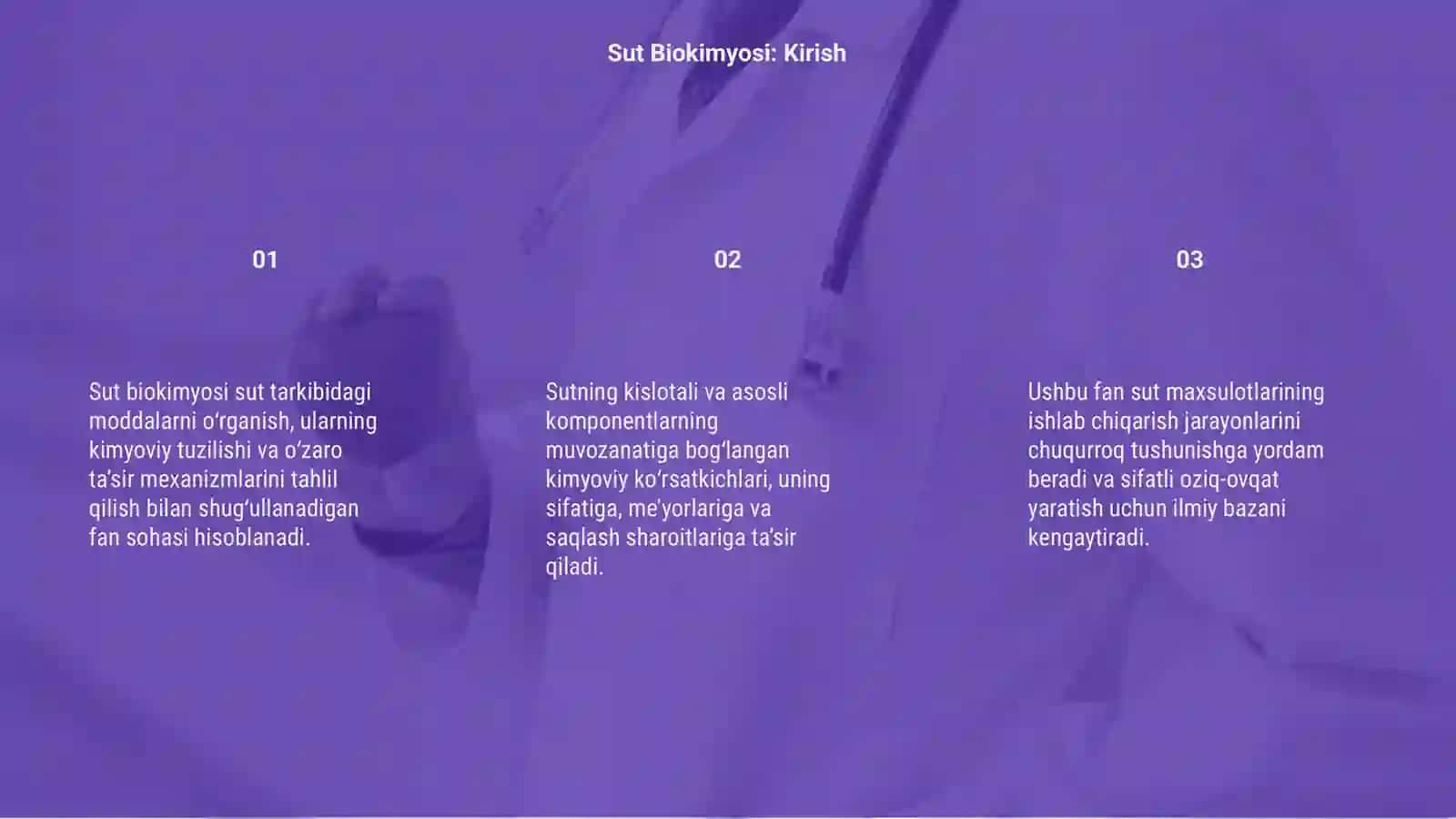 Sut Biokimyosi 3
