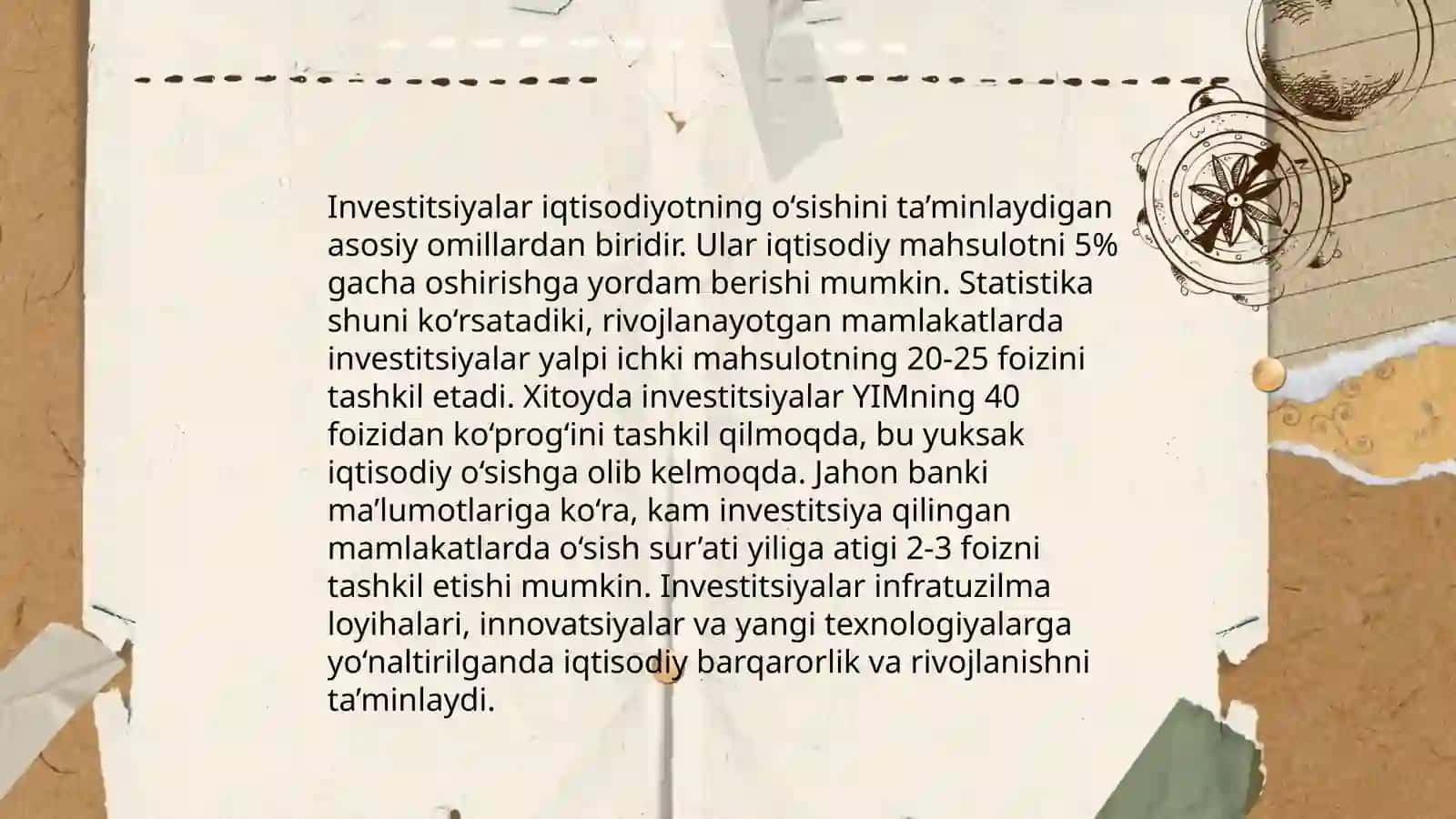 Investitsiyalarning iqtisodiy mazmuni va mohiyati 3