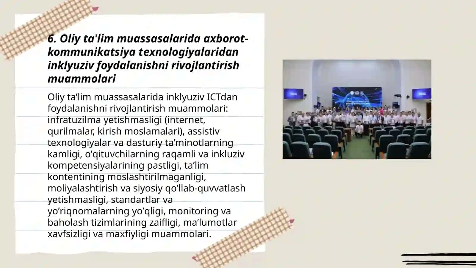 Oliy talim muassasalarida inklyuziv taʼlimni rivojlantirish muammo va yechimlar 3