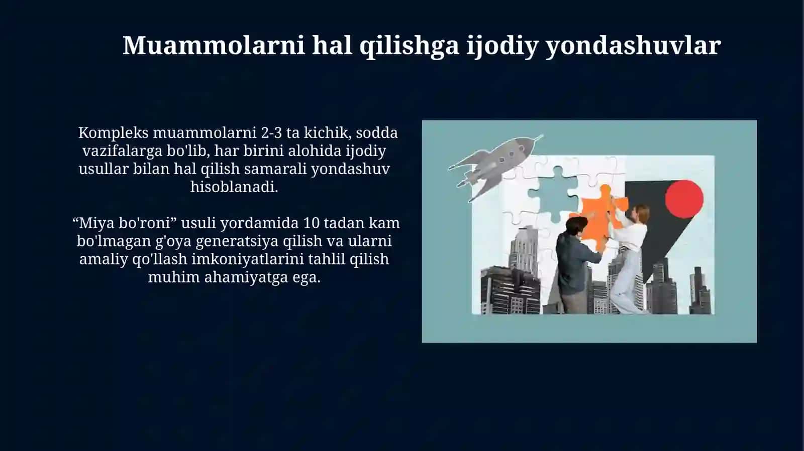 Bo'lajak mutaxasislarda kreativliknishakllantirishyo'nalishlari 3