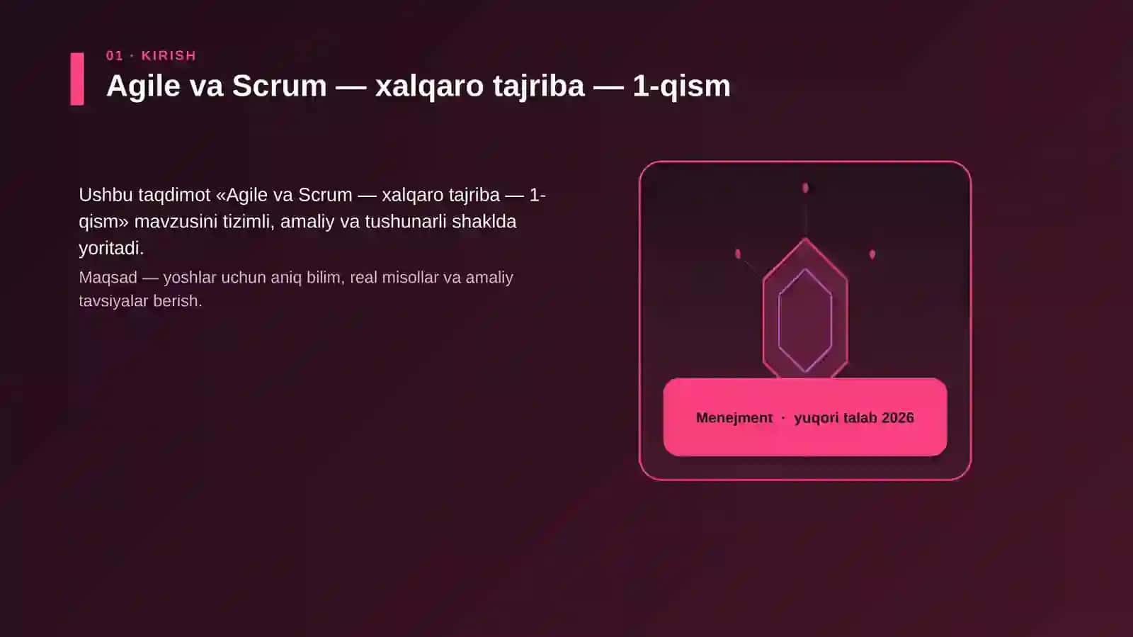Agile va Scrum — xalqaro tajriba — 1-qism 3