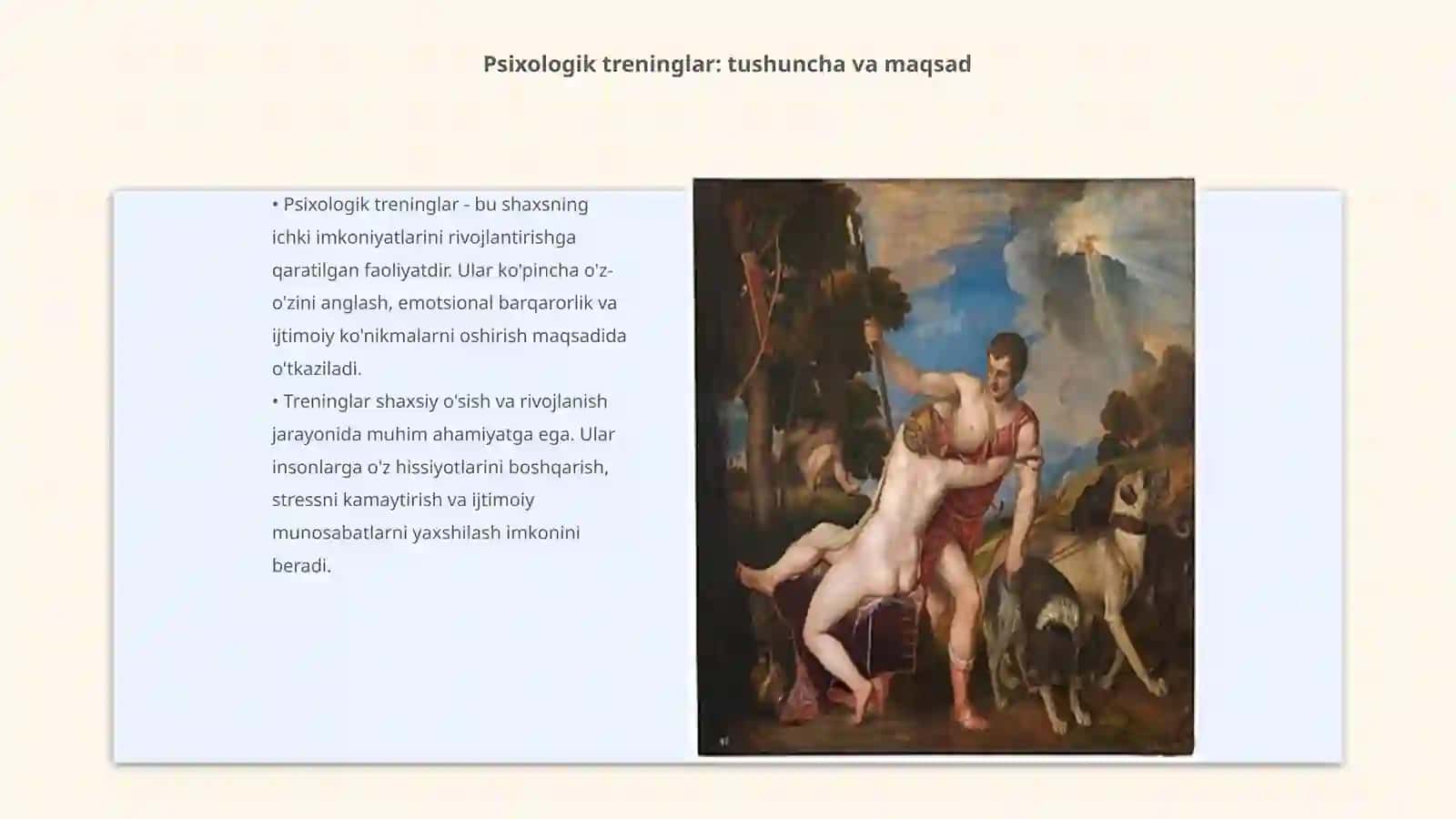 Psixologik treninglarning shaxs rivojlanishidagi ahamiyati 3