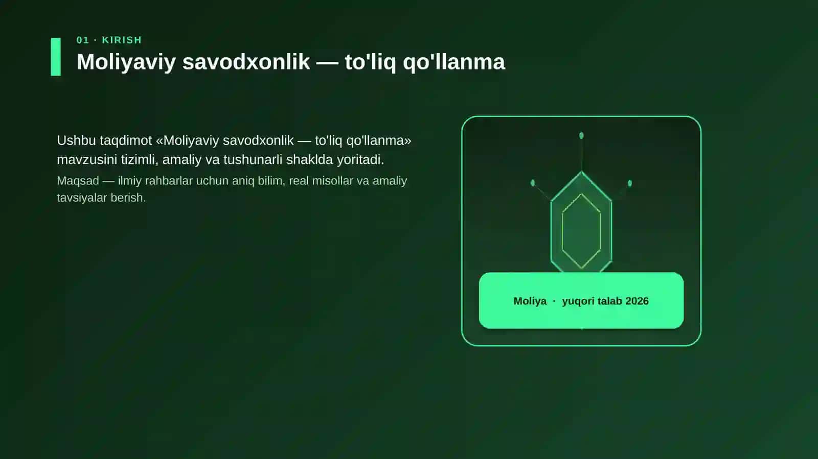 Moliyaviy savodxonlik — to'liq qo'llanma 3