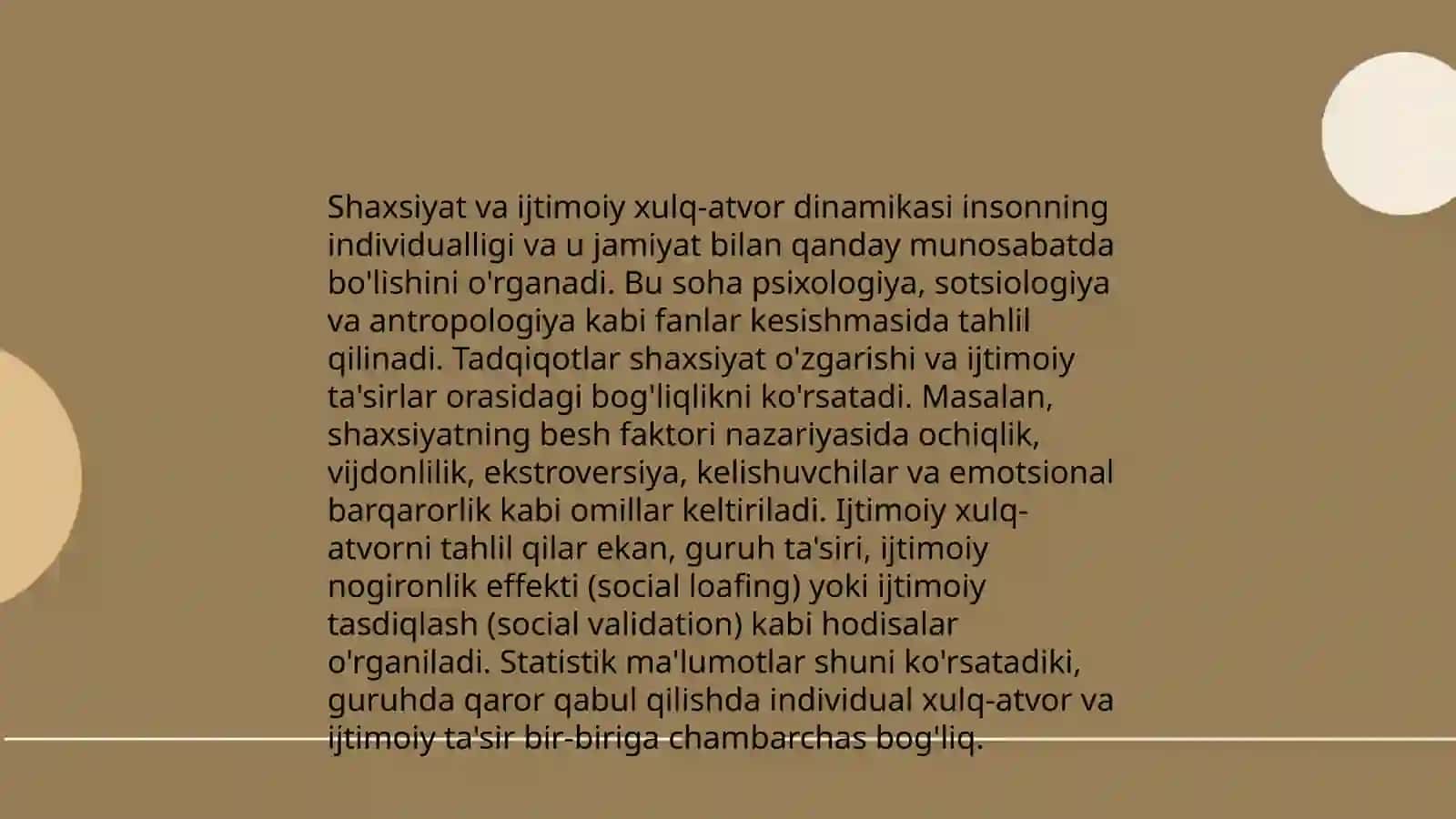 Shaxs og‘ishgan xulqining psixologik mexanizmlari 3