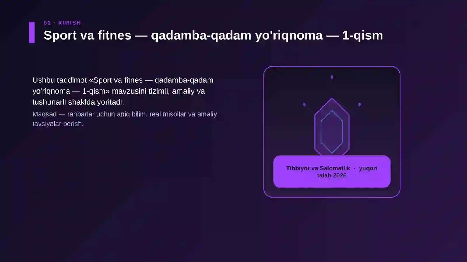 Sport va fitnes - qadamba-qadam yo'riqnoma - 1-qism 3