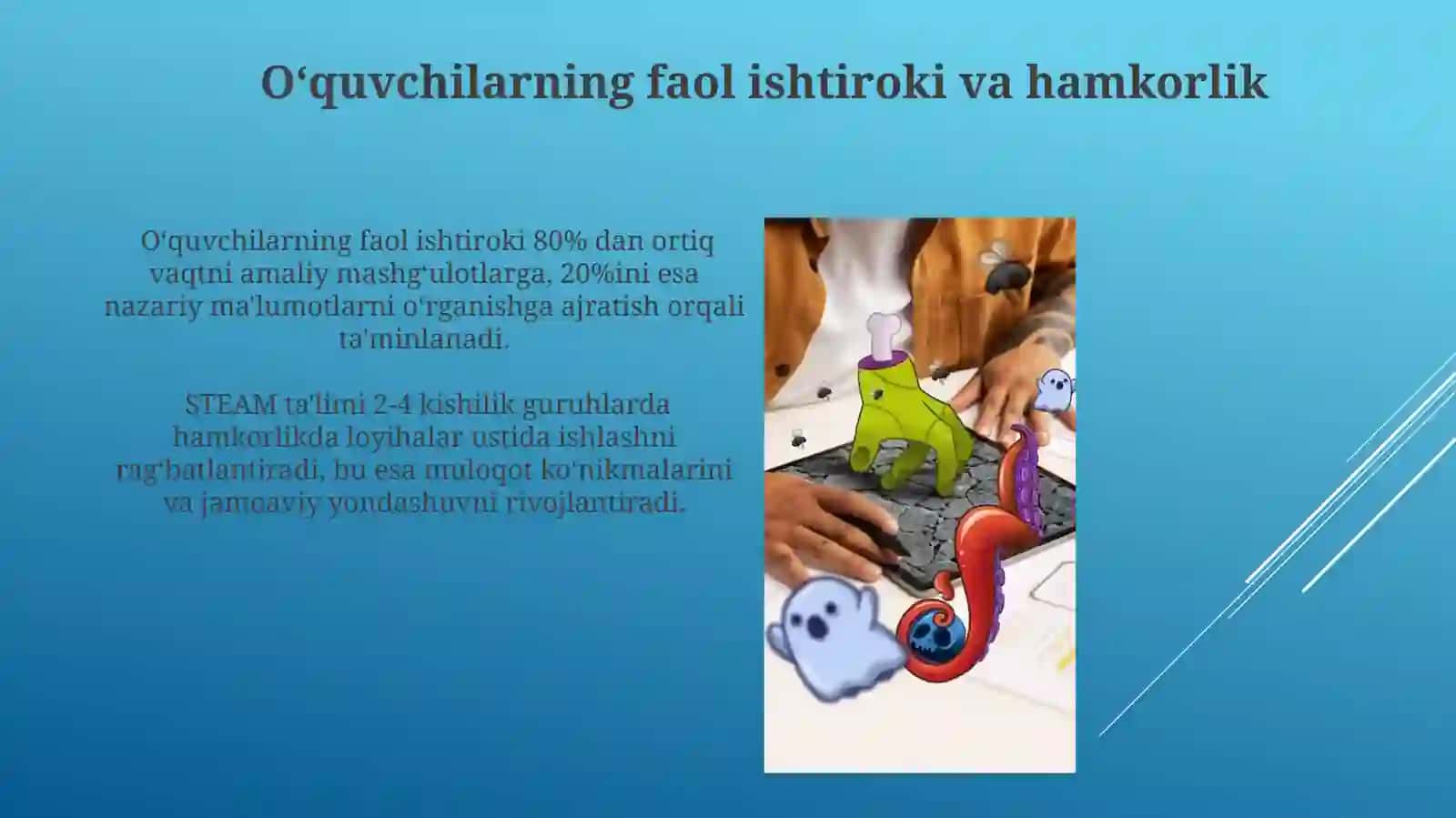 Steam ta'limi BoshlangʼichsinftexnologiyadarslaridaSTEAM 3