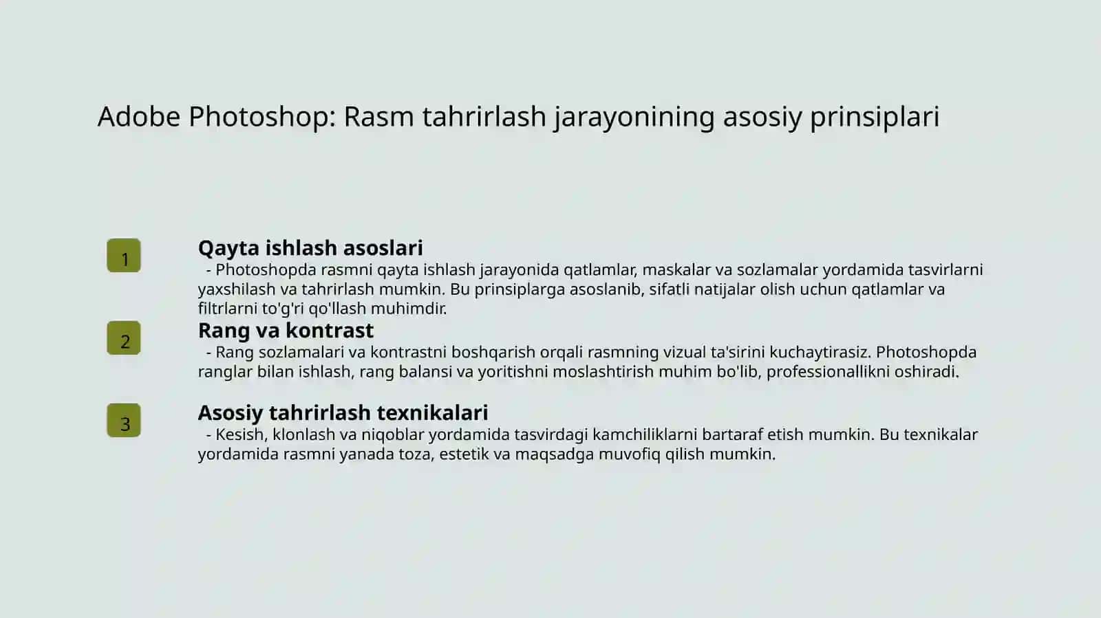 Adobe Photoshop dasturi 3