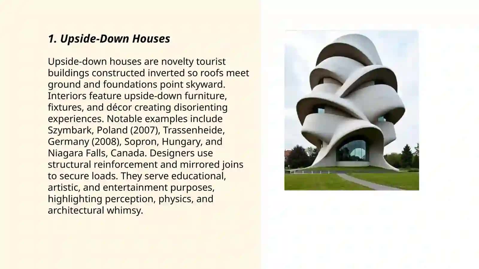 UNUSUAL BUILDINGS 3