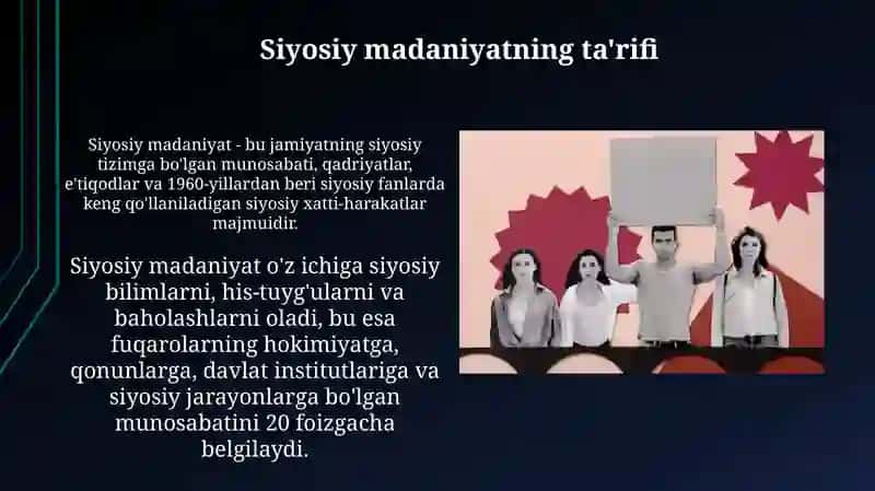 Siyosiy madaniyat va ijtimoiy-siyosiy barqarorlik 3