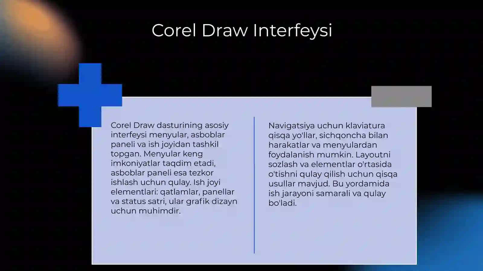 Corel Draw dasturida ishlash 3