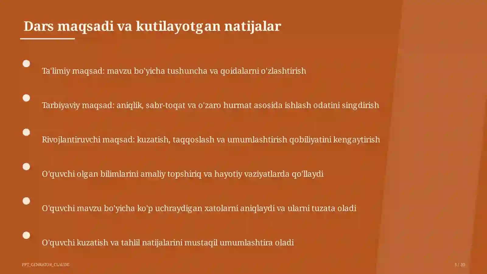 Iqtisodiyot va biznes - 9-11-sinflar uchun yangi fan: mazmuni va dars misollari 3