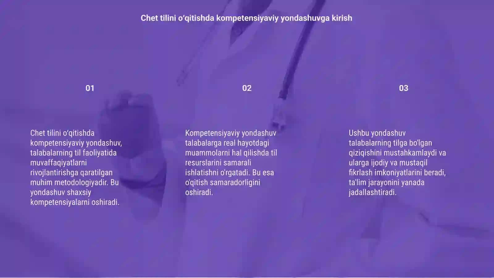 Chet Tilini Oʻqitishda Kompetensiyaviy Yondashuv 3