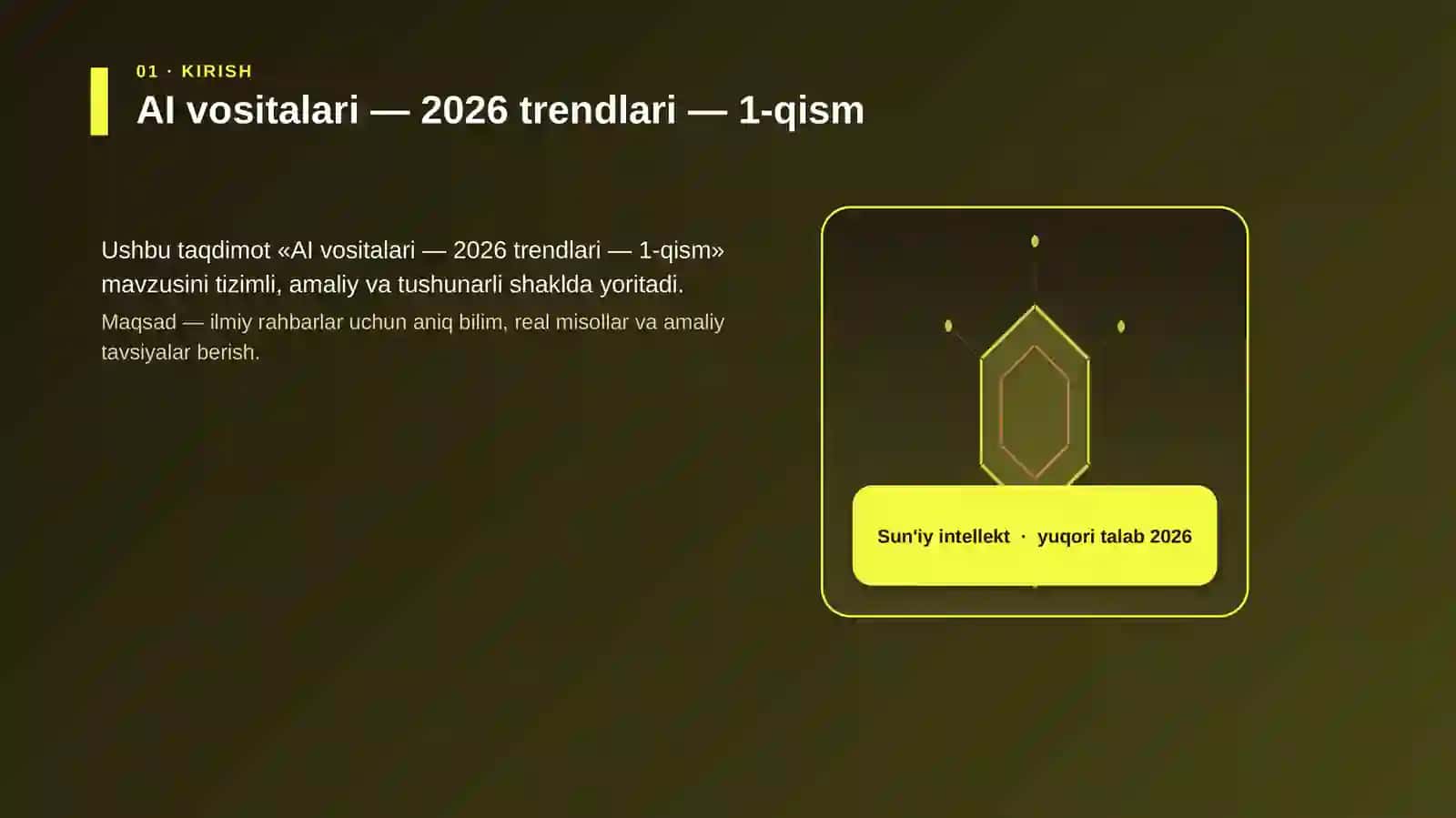AI vositalari — 2026 trendlari — 1-qism 3