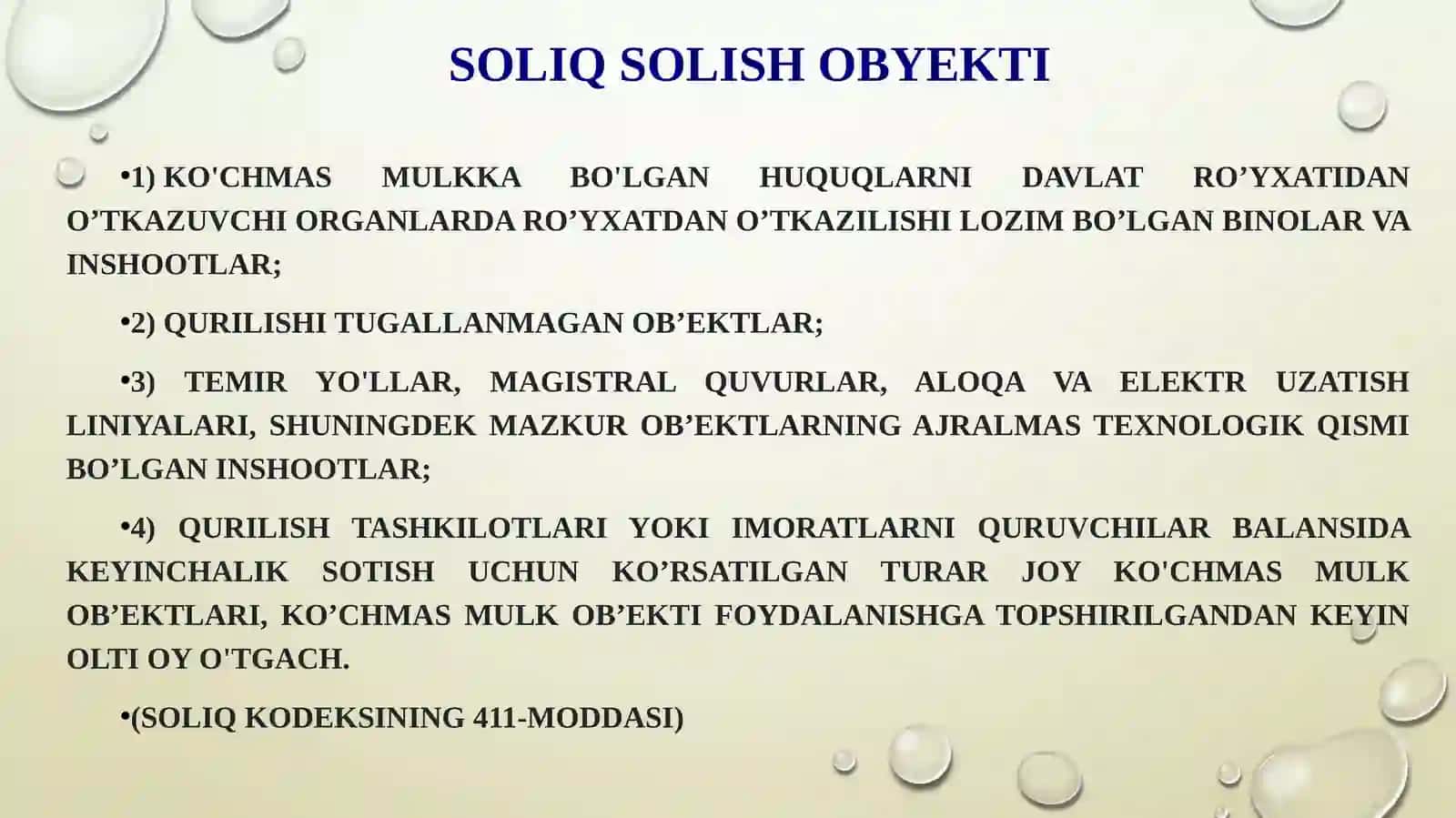 Yuridik shaxslarning mol-mulkiga solinadigan soliq 3