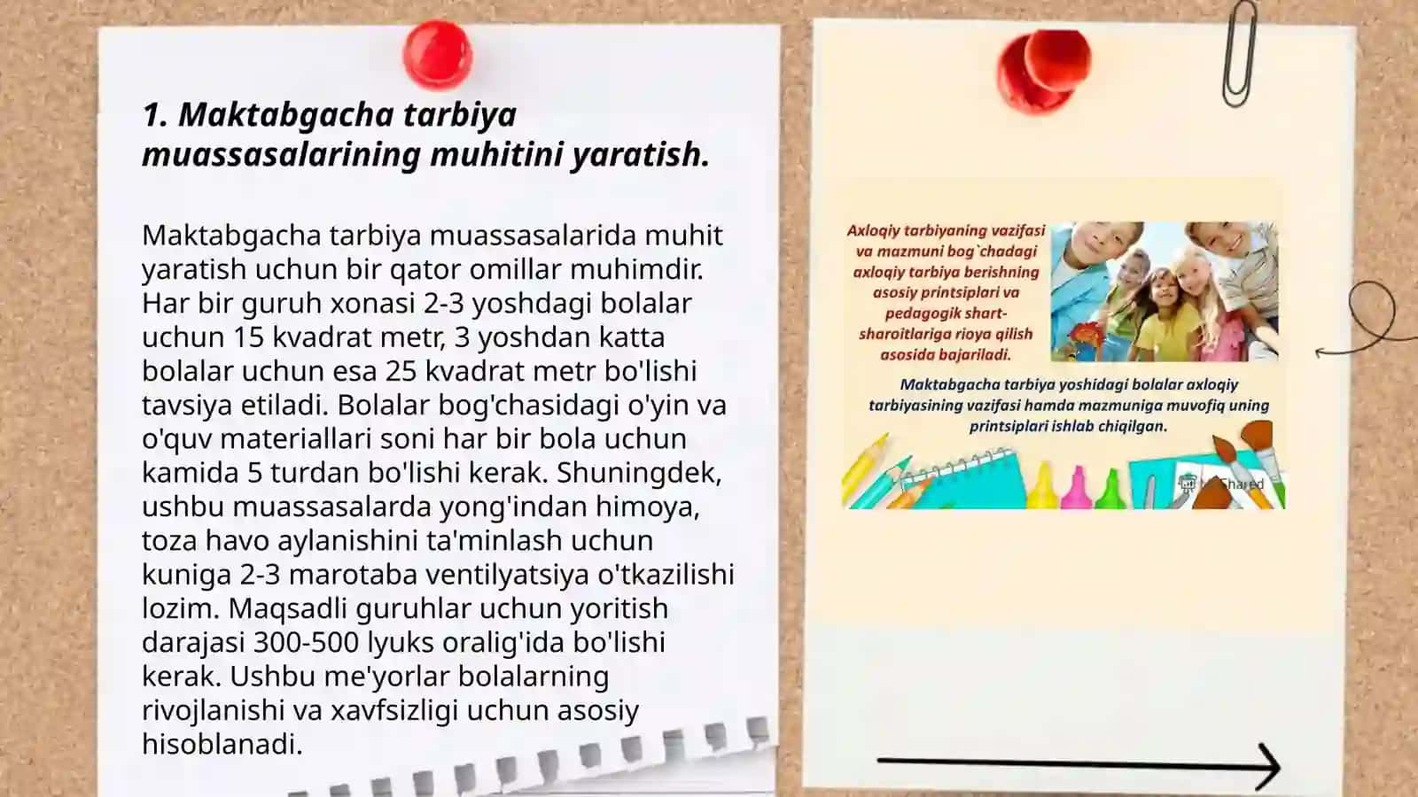 Maktabgacha tarbiya davridagi bolalar taraqqiyotining umumiy shart sharoitlari 3