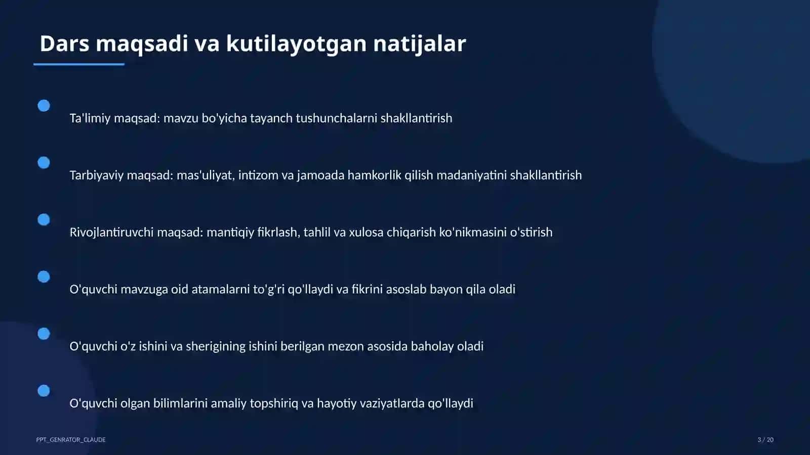 Ta'lim analitikasi: o'quvchi natijalarini tahlil qilish 3