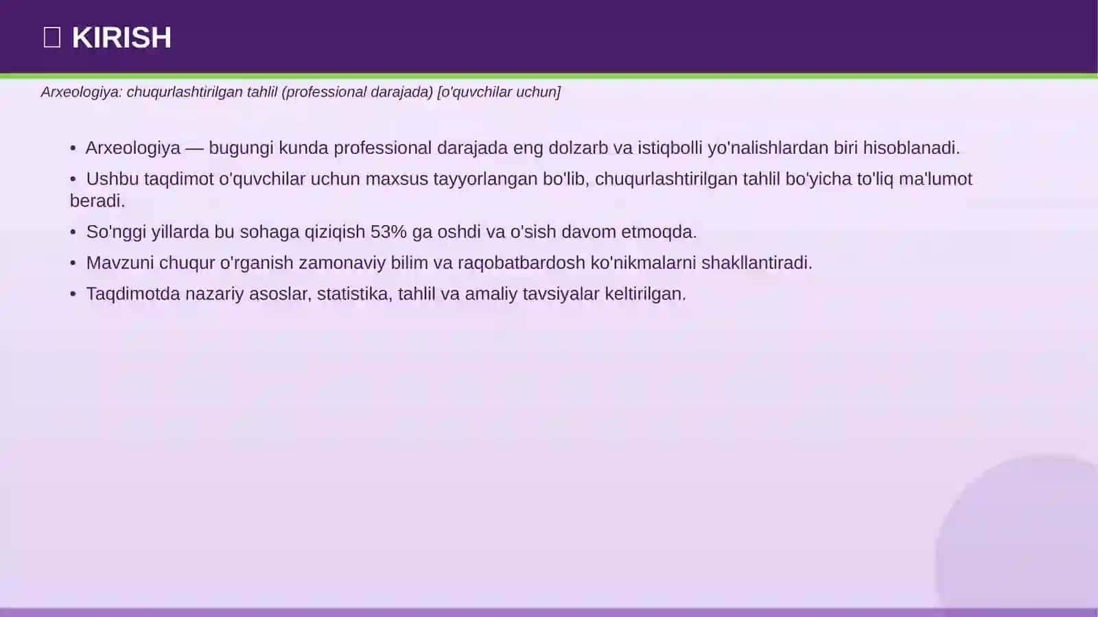 ARXEOLOGIYA 3