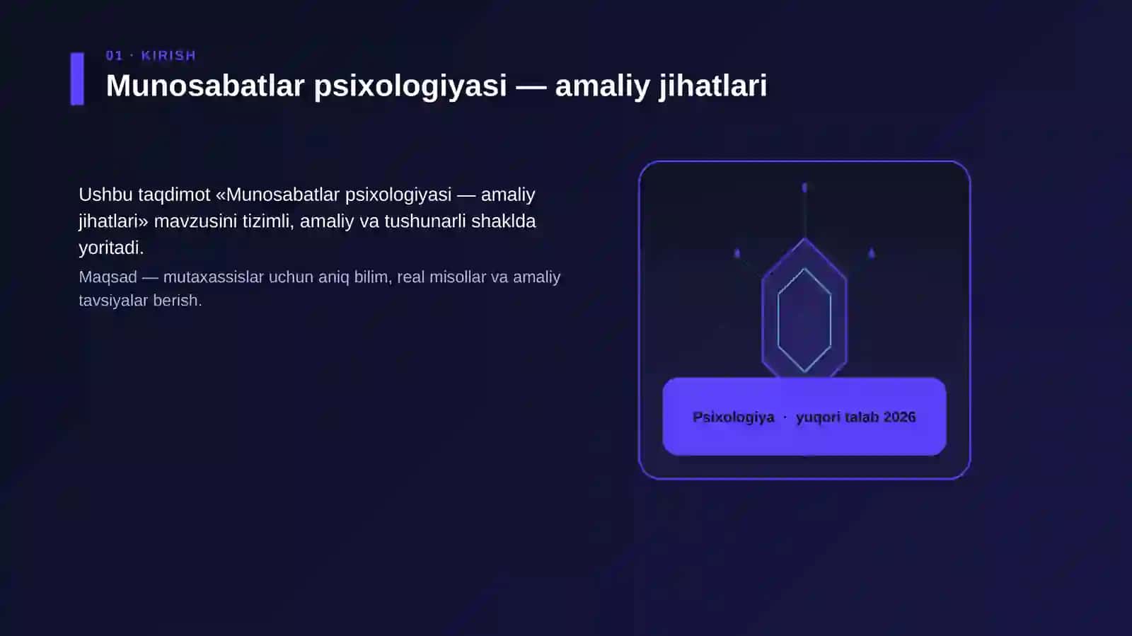 Munosabatlar psixologiyasi — amaliy jihatlari 3