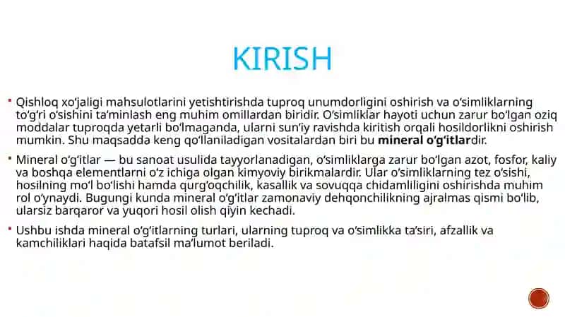 QURILISH KIMYOSI FANI 3