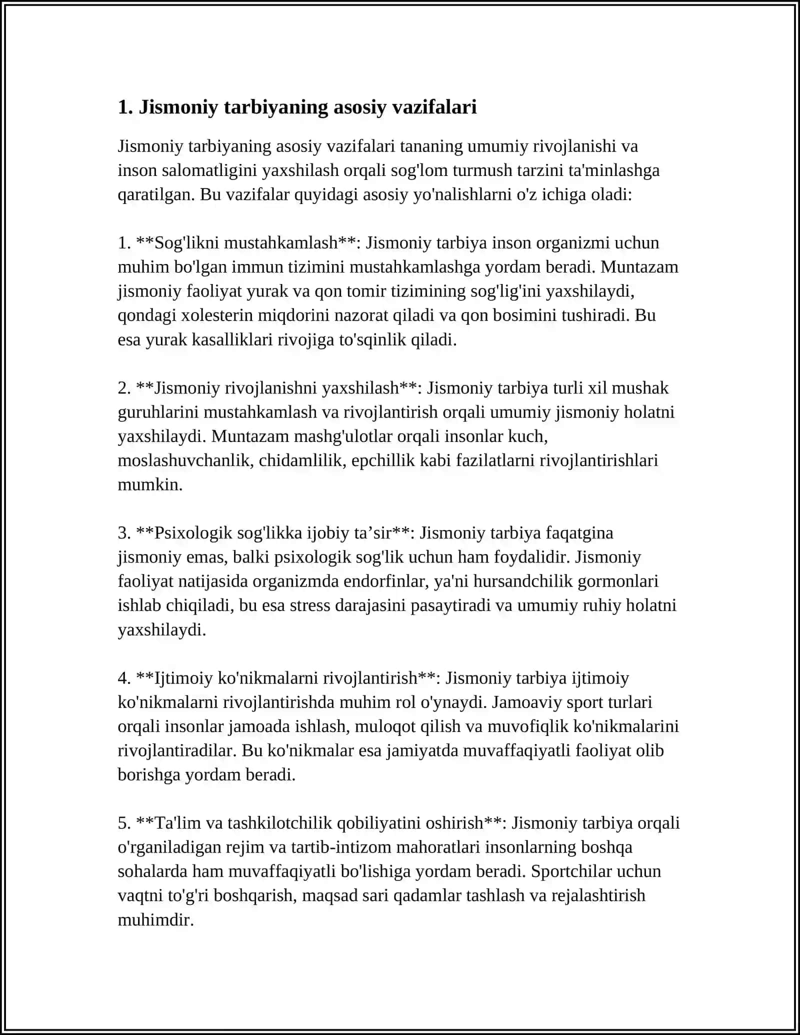 JISMONIY TARBIYA VAZIFALARI VA VOSITALARI 3