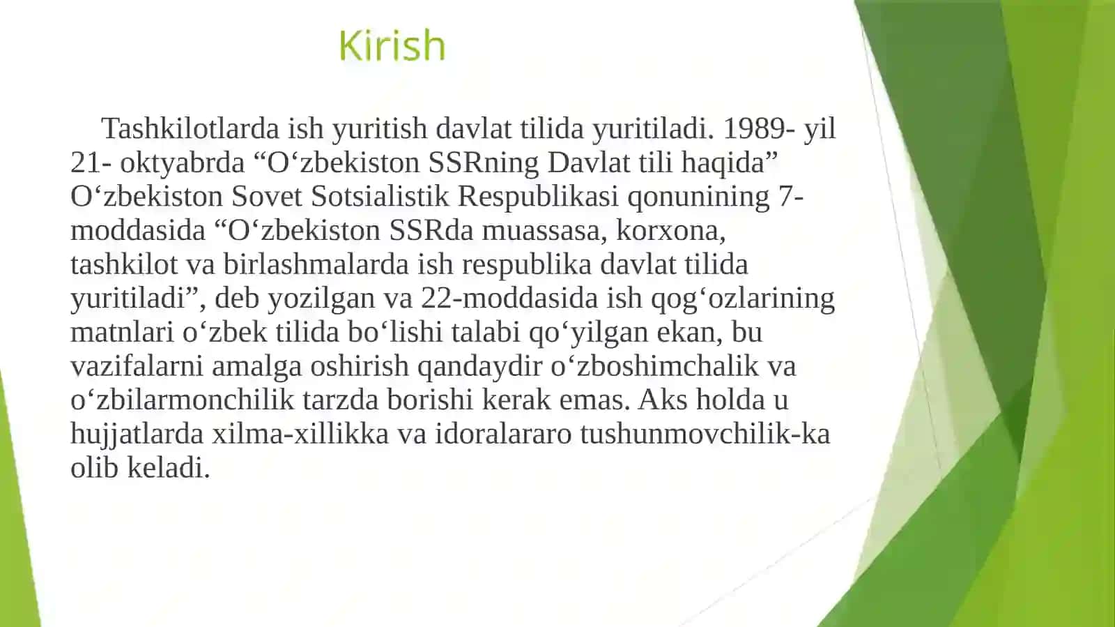 Oʻzbekiston Respublikasida hujjat chilikning takomillashuvi. 3