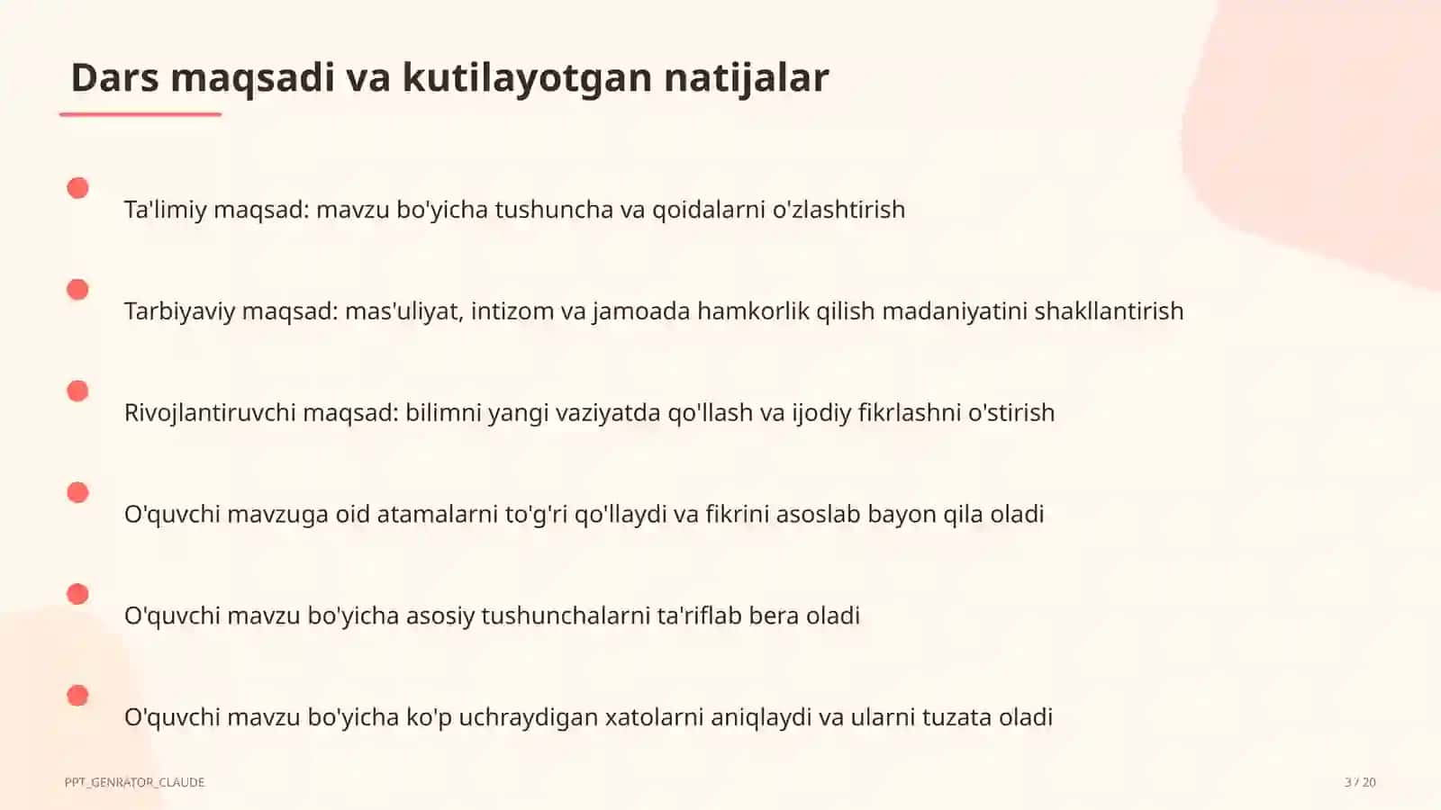 Rus adabiyoti: Lermontov she'riyati (9-sinf) 3