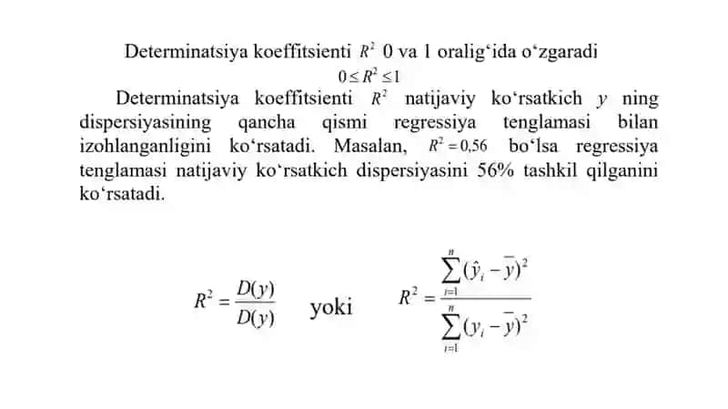 EKONOMETRIK MODELLARNI BAHOLASH (VERIFIKATSIYA) 3