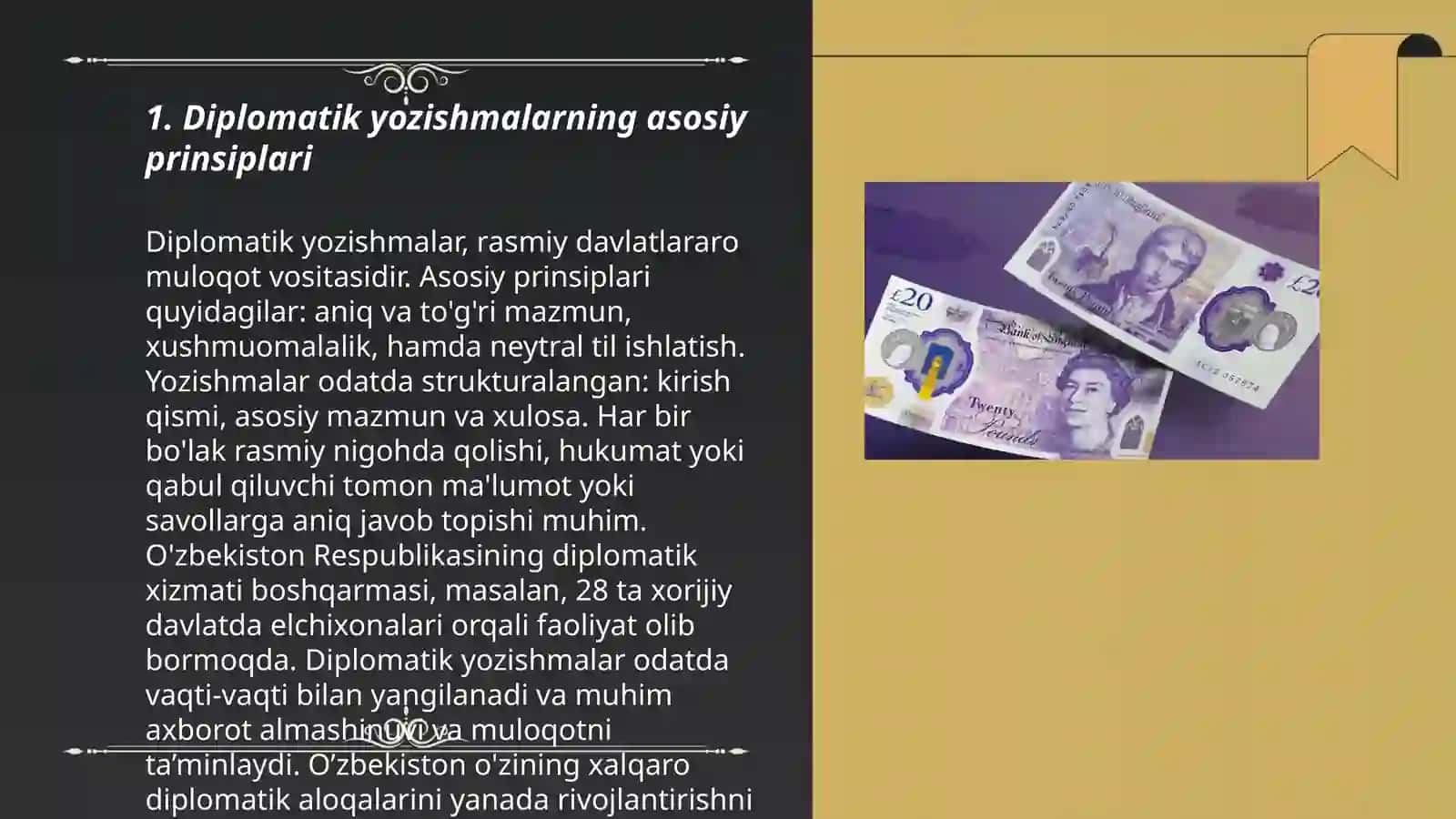 Diplomatik va tijorat yozishmalari 3