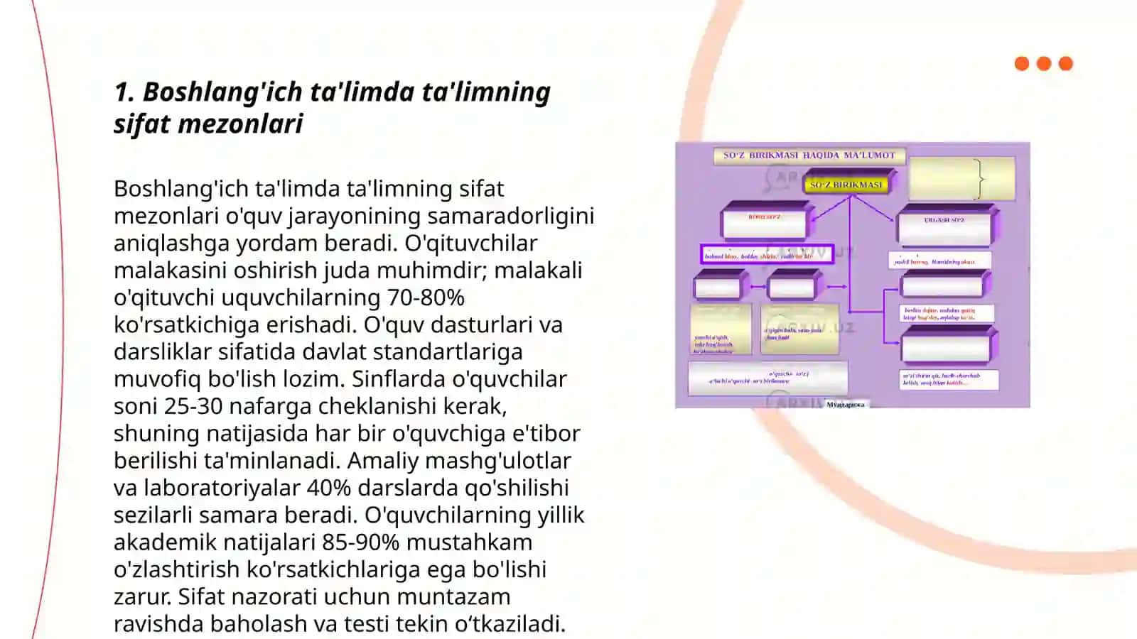 Boshlang'ich ta'lim didaktikasida o'qitishning sifati va samaradorligiga erishish yo'llari 3