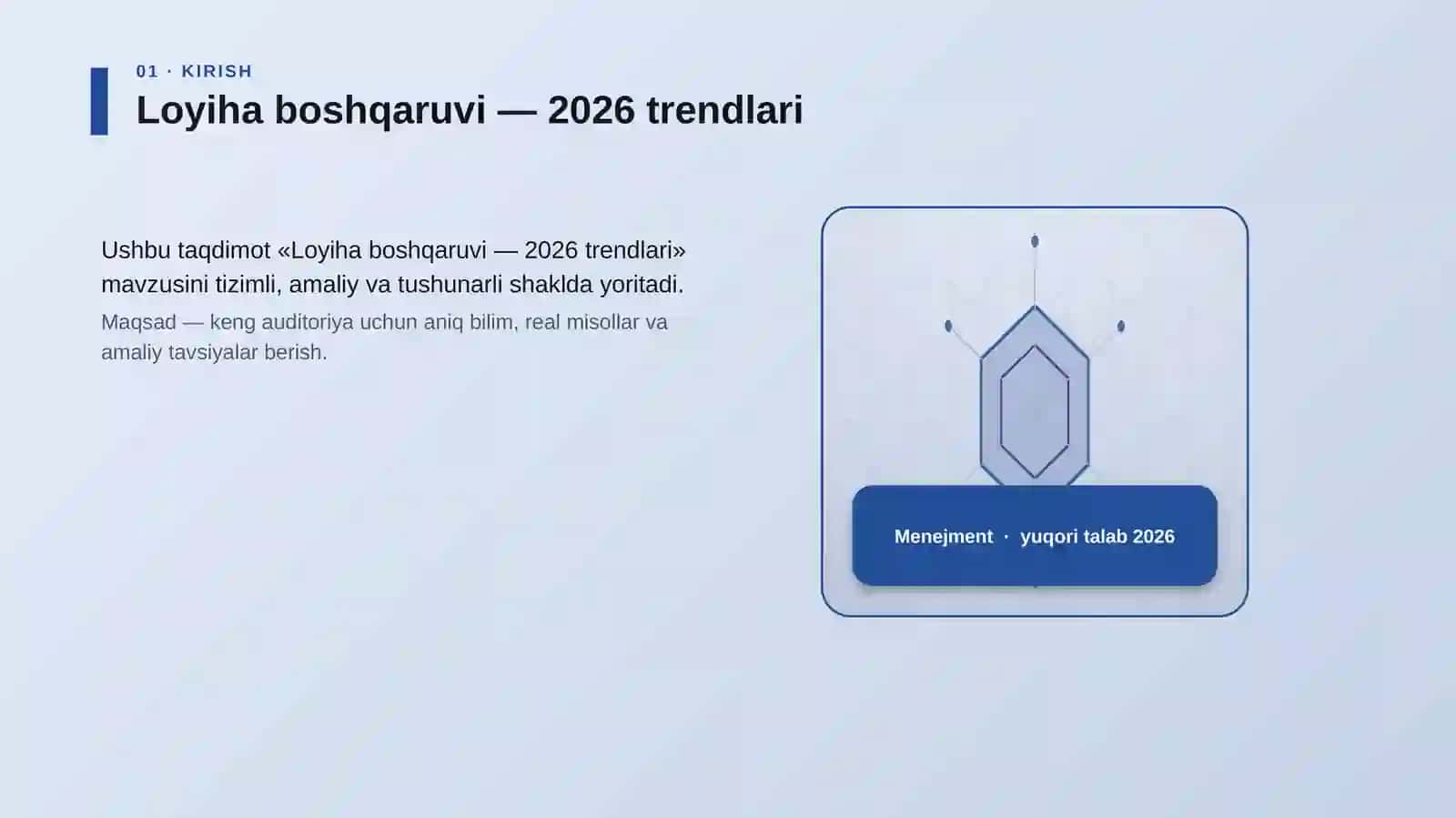 Loyiha boshqaruvi — 2026 trendlari 3