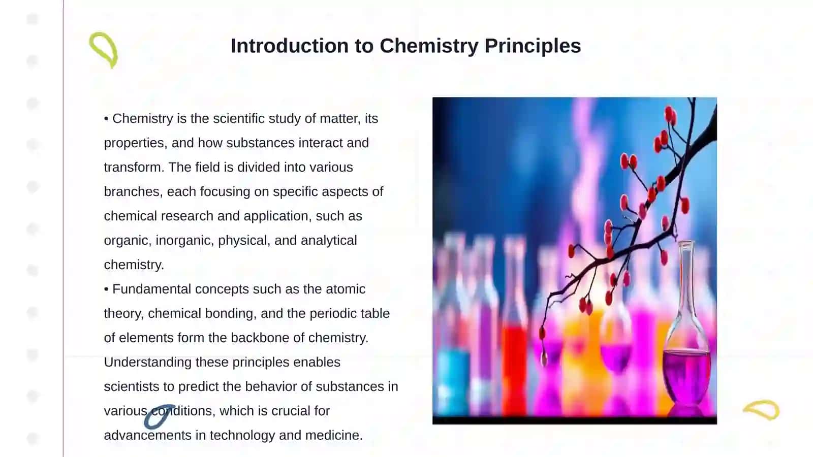 Branches of chemistry 3