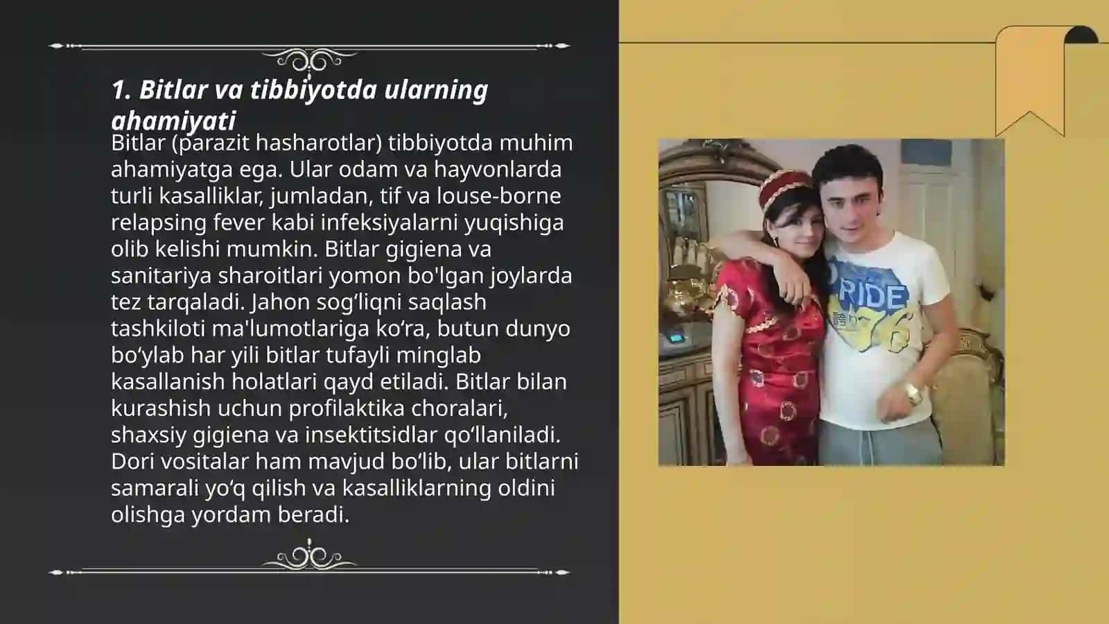 Bitlar va tibbiyotda ularning ahamiyati 3