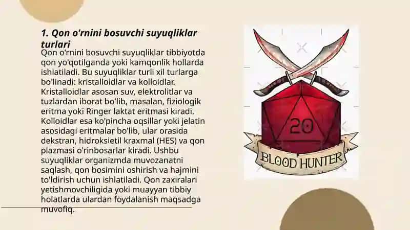 Qon va qon o'rnini bosuvchi suyuqliklarni quyish 3