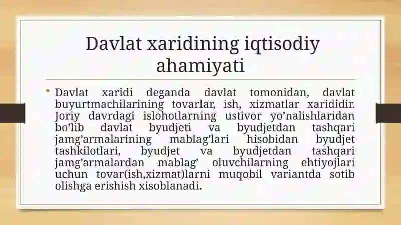 Davlat xaridlari tizimini boshqarishning xorijiy mamlakatlar tajribasi 3