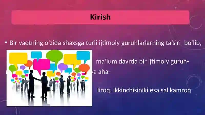 Jamoa va guruh tushunchasi 3