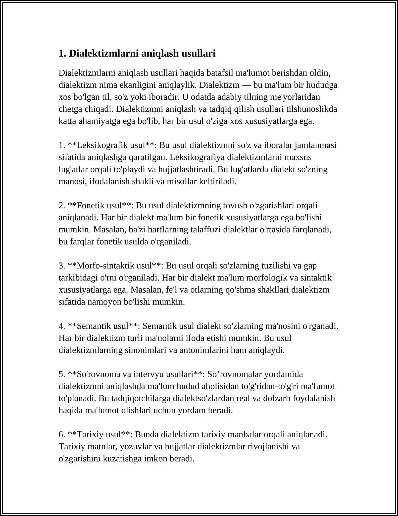 BADIIY ASARLARDAN MATNIDAN DIALEKTIZMLARNI TOPISH VA IZOHLASH 3