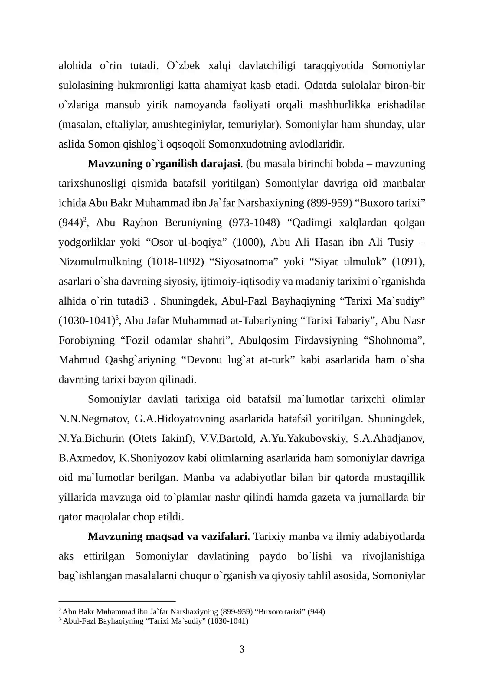 SOMONIYLAR DAVRIDA MOVARAUNNAHR 3