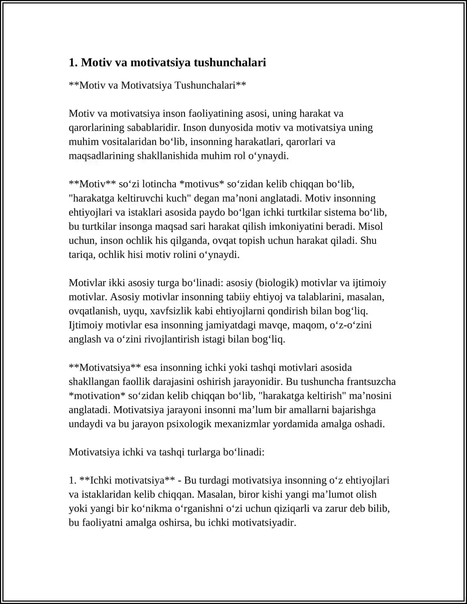MOTIV, MOTIVATSIYA VA HISSIYOTNING NAMOYON BÒLISHI 3