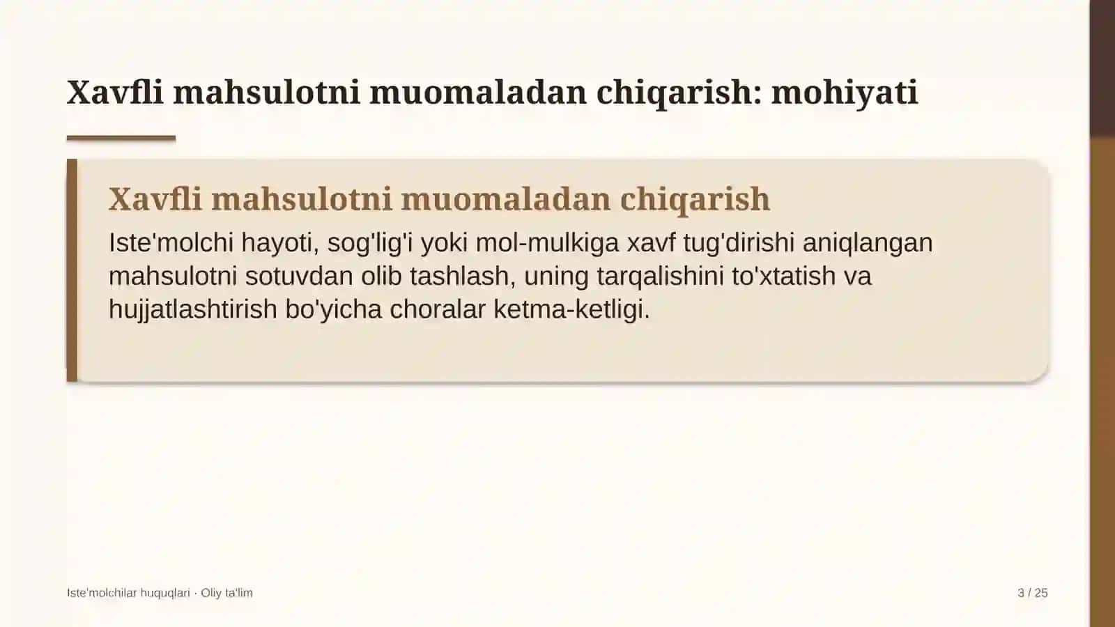 valyuta ayirboshlash shoxobchalarida xavfli mahsulotni muomaladan chiqarish tartibi 4015 3